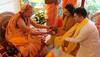 Parineeti Chopra And Raghav Chadha Feel 'Blessed' By Shankaracharya Avimukteshwaraanand Saraswatee's Visit To Their Delhi Home