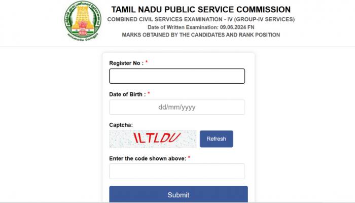 TNPSC Group 4 Result 2024 Released At tnpsc.gov.in- Check Direct Link, Steps To Download Here
