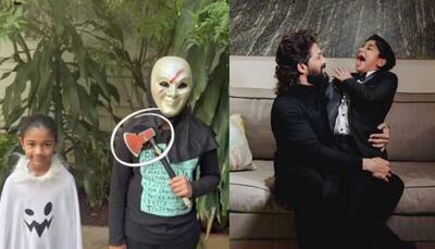 Allu Arjun's Son Ayaan Takes Center Stage With Pushpa Axe In Adorable Halloween Moment