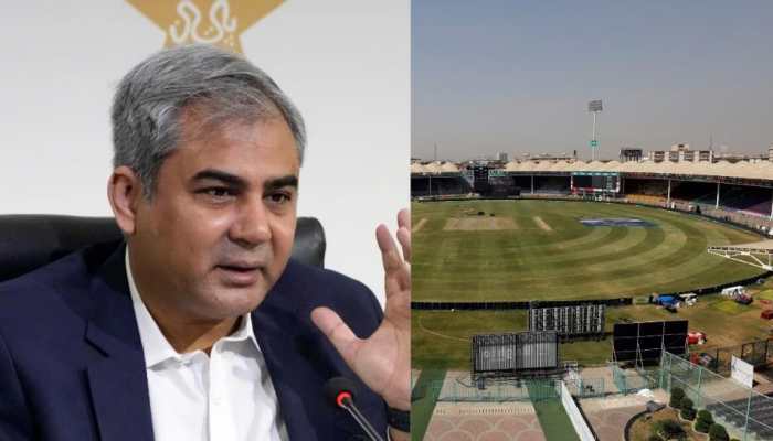 PCB Chairman Mohsin Naqvi Reviews Upgrades At Karachi's National Stadium Ahead Of ICC Champions Trophy 2025 PCB Chairman Mohsin Naqvi Reviews Upgrades At Karachi's National Stadium Ahead Of ICC Champions Trophy 2025