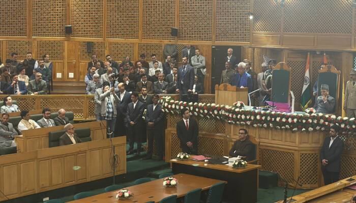 Ruckus In J&amp;K Assembly's First Session As PDP, BJP Clash Over Article 370