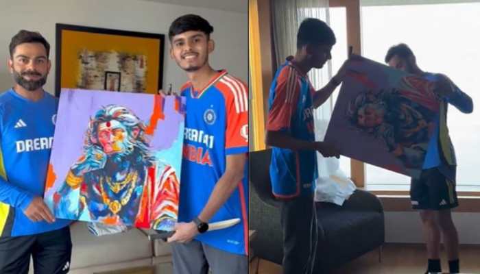 Birthday Tribute To Virat Kohli: Fan Gifts Beautiful Lord Hanuman Painting- WATCH