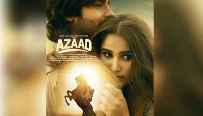  Ajay Devgn Drops First Look Poster Of Aaman Devgan And Rasha Thadani Starrer Azaad
