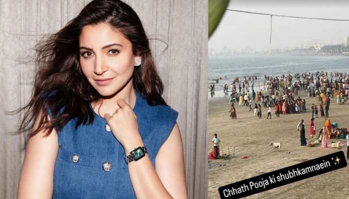 Anushka Sharma Captures Devotees Celebrating Chhath Puja On Mumbai Beach From Her Sea-Facing Apartment
