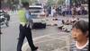 China car accident