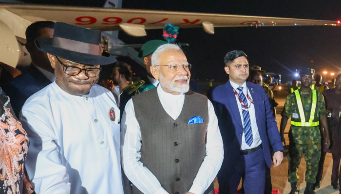 Modi Arrives In Nigeria; What’s On Agenda In PM's Three-Nation Tour? Modi Arrives In Nigeria; What’s On Agenda In PM's Three-Nation Tour?