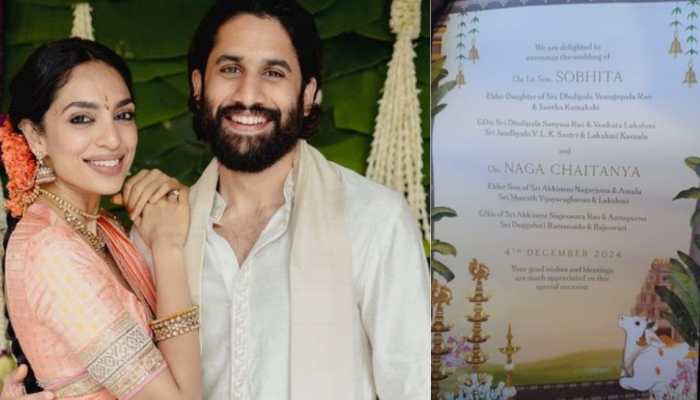 Naga Chaitanya - Sobhita Dhulipala's Wedding Card LEAKED, Star Couple To Tie Knot On THIS Date 