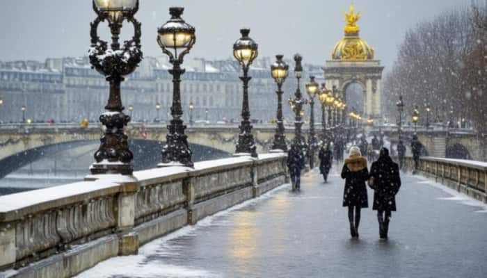 Heavy Snowfall Causes Power Outage, Traffic Disruptions In France