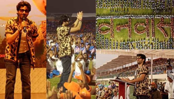 Utkarsh Sharma Kicks Off 'Vanvaas' Promotions, Sparks Massive Fan Frenzy In Bhubaneswar - WATCH 