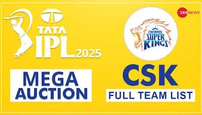 CSK IPL 2025 Full Player List: Chennai Super Kings Updated Squad With Complete Details Of Retained And Released Players