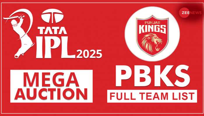 IPL 2025 PBKS Full Squad: Check Punjab Kings Full List Of Players In IPL Mega Auction