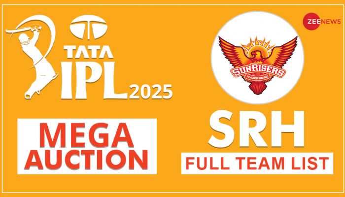 IPL 2025 SRH Mega Auction Full List: Check Sunrisers Hyderabad Full Players List, Squad IPL 2025 SRH Mega Auction Full List: Check Sunrisers Hyderabad Full Players List, Squad