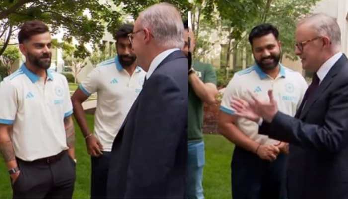 Rohit Sharma &amp; Team India Meet Australian PM; Albanese Jokes With Kohli, Praises Bumrah Ahead Of 2nd Test - Watch