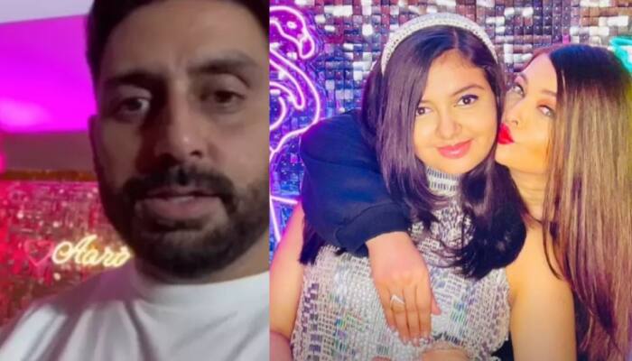 WATCH: Abhishek Bachchan Spotted Celebrating Daughter Aaradhya's Birthday Debunking Rumours