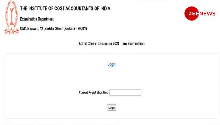 ICMAI CMA December Admit Card 2024 Released At icmai.in- Check Direct Link Here