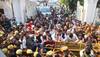 Sambhal Violence: Scuffle Erupts Between Cong Leaders, Police Outside Party Office In Lucknow 