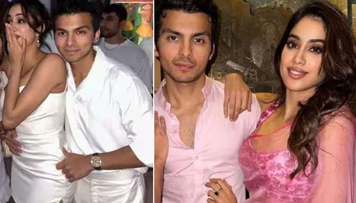 Janhvi Kapoor Is Head Over Heels In Love With Shikhar Pahariya; Wears T-Shirt Of His Name; Netizens Call Her Green Flag Janhvi Kapoor Is Head Over Heels In Love With Shikhar Pahariya; Wears T-Shirt Of His Name; Netizens Call Her Green Flag