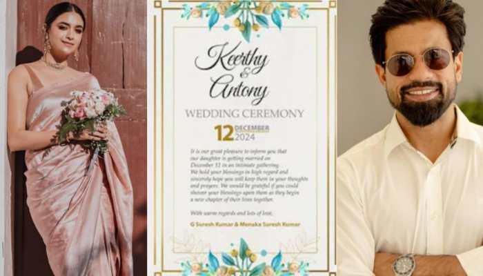 Keerthy Suresh-Antony Thattil Wedding Card Leaked, Holds Special Connection With Rajinikanth
