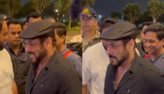Salman Khan Arrives At Mumbai Airport Amid High Security