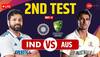ind vs aus 2nd test live streaming