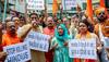 Protests Across West Bengal Over Situation In Bangladesh, Dhakai Sarees Torched 