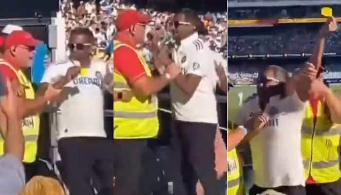 Indian Fan Removed For Waving Sandpaper During IND vs AUS 2nd Test - Watch