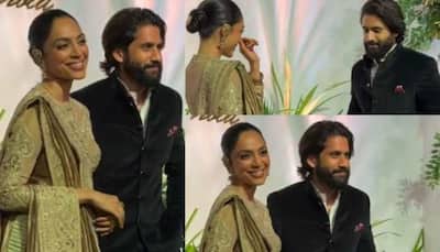 Sobhita Dhulipala Cannot Stop Blushing As She Makes Her First Appearance With Hubby Naga Chaitanya 