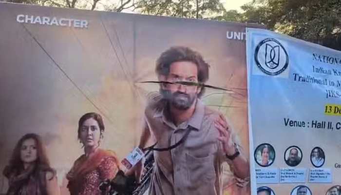 'The Sabarmati Report' Screening Disrupted In JNU After Stone Pelting, ABVP Blames Left Members 'The Sabarmati Report' Screening Disrupted In JNU After Stone Pelting, ABVP Blames Left Members