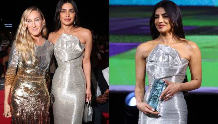 Sarah Jessica Parker Honors Global Icon Priyanka Chopra Jonas At Red Sea Film Festival