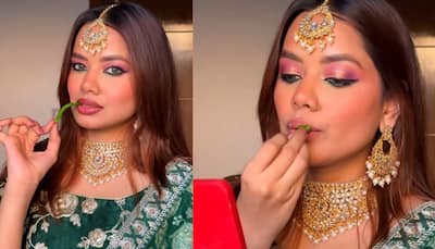 Influencer's Viral Green Chilli Lip Plumper Sparks Outrage Online