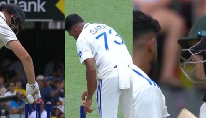 Mohammed Siraj's Magical Bail Switch Act With Labuschagne At Gabba Goes Viral - Watch Video Mohammed Siraj's Magical Bail Switch Act With Labuschagne At Gabba Goes Viral - Watch Video