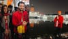 Utkarsh Sharma And Simrat Kaur Seek Divine Blessings At Pracheen Hanuman Temple And Bangla Sahib Ahead Of Vanvaas Release