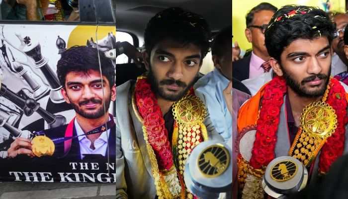 Youngest World Chess Champion D Gukesh Receives Rousing Welcome At Chennai Airport, Video Goes Viral - Watch Youngest World Chess Champion D Gukesh Receives Rousing Welcome At Chennai Airport, Video Goes Viral - Watch