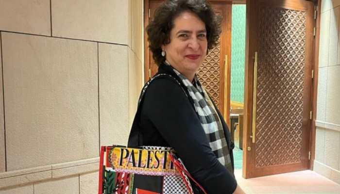 Political Storm Brews Over Priyanka Gandhi's 'Palestine' Bag, BJP MP Reacts Political Storm Brews Over Priyanka Gandhi's 'Palestine' Bag, BJP MP Reacts