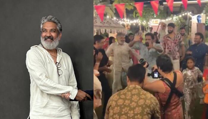 S.S. Rajamouli Grooves To NTR Jr’s Ayudha Pooja: Netizens Celebrate The Iconic Bond, Watch Video