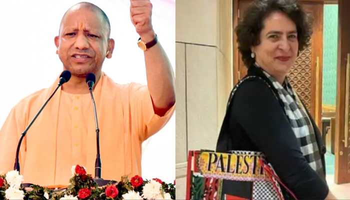 'We Are Sending Youth To Israel, While Congress...': UP CM Adityanth Takes Jibe At Priyanka Gandhi Over 'Palestine' Bag