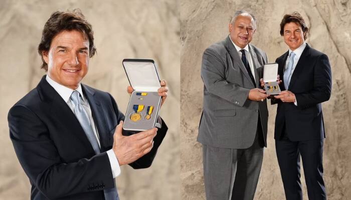 Tom Cruise Receives U.S. Navy's Top Civilian Honor For His Legacy In Film