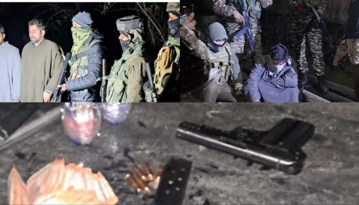 J&amp;K News: 3 Terrorist Associates Arrested In 2 Separate Operations In North Kashmir, Arms Recovered