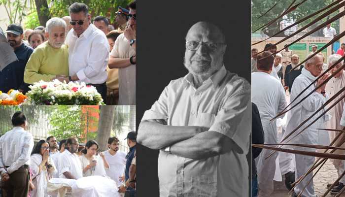 Shyam Benegal Last Rites: Legendary Filmmaker Cremated With Full State Honours; Naseeruddin Shah, Gulzar Among Others Bid Tearful Adieu Shyam Benegal Last Rites: Legendary Filmmaker Cremated With Full State Honours; Naseeruddin Shah, Gulzar Among Others Bid Tearful Adieu