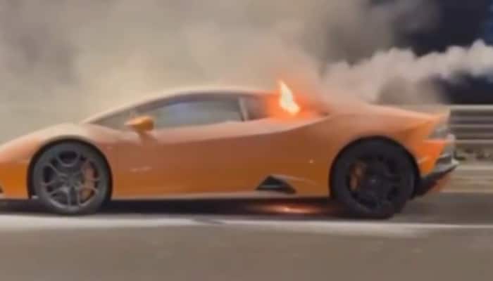 WATCH: Lamborghini Catches Fire On Mumbai Road, Gautam Singhania Slams Brand