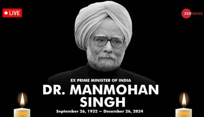 LIVE Updates | Former PM Dr Manmohan Singh Death: National Mourning Declared, All Govt Programs Cancelled