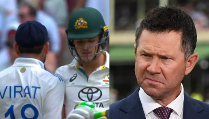 'Kohli's Shoulder Bump On Sam Constas Sparks Debate; Ponting Calls ICC Fine 'Too Lenient' 'Kohli's Shoulder Bump On Sam Constas Sparks Debate; Ponting Calls ICC Fine 'Too Lenient'
