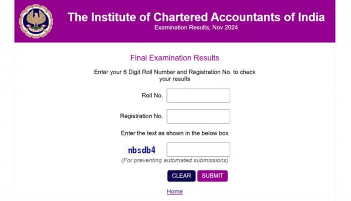 ICAI CA November Final Result 2024 Declared At icai.nic.in- Check Direct Link