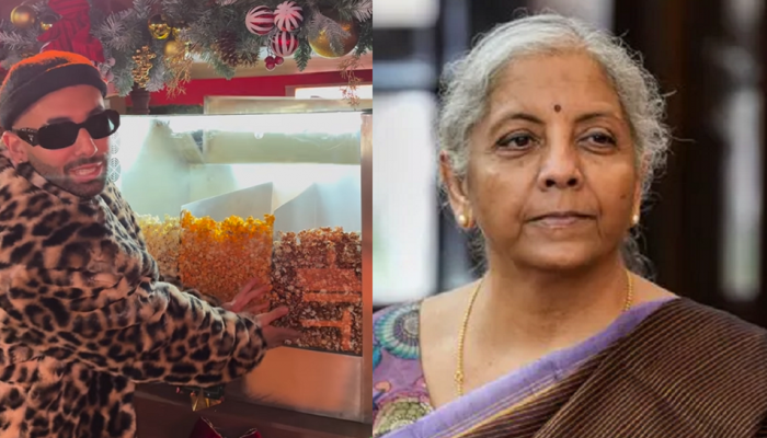 Orry Takes A Hilarious Dig At Nirmala Sitharaman For Imposing 18% Tax On Caramel Popcorn Orry Takes A Hilarious Dig At Nirmala Sitharaman For Imposing 18% Tax On Caramel Popcorn