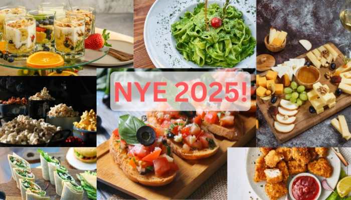 10 Recipes In 10 Minutes To Kich Start Your New Year Eve 2025!