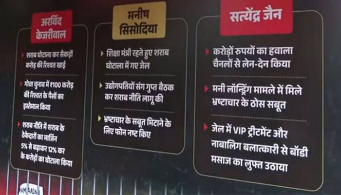 'Bhrashtaachaar Ke Tees Maar Khaan': BJP Lash Out At AAP With Posters Ahead Of Delhi Polls