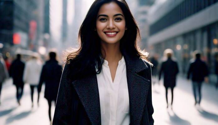 Cold Weather Glamour: Stylish Women’s Overcoat