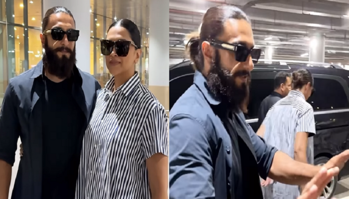 Ranveer Singh Asks Paparazzi To Not Disturb Daughter Dua’s Sleep As They Get Spotted At The Airport Ranveer Singh Asks Paparazzi To Not Disturb Daughter Dua’s Sleep As They Get Spotted At The Airport