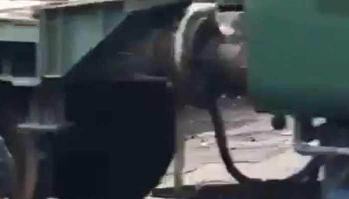 'Jaako Rakhe Saaiyan...': Woman Cheats Death As Train Passes Over Her, Gets Up From Railway Track — Watch