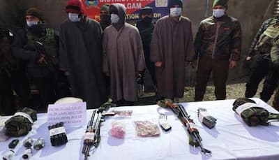 Major Terror Attack Foiled: Three LeT/TRF Terrorists Arrested In J&K's Kulgam